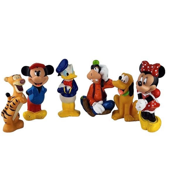 Bundle Disney Characters Toys, Mickey, Goofy, Minnie Mouse, Donald Duck, W548-10 - Picture 4 of 8